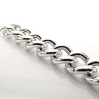Image 2 of Robust silver gourmet link bracelet
