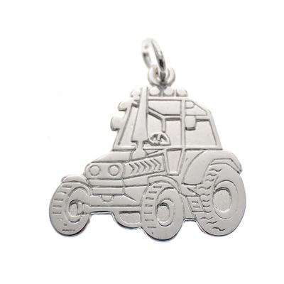 Image 1 of Silver charm; Tractor
