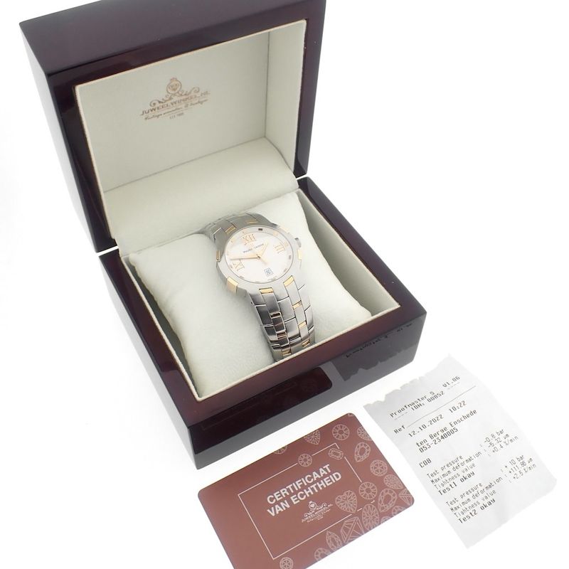 Image 11 of Maurice Lacroix Milestone; Gold/steel men's watch