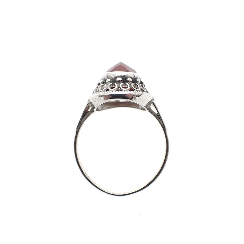 Image 3 of Silver ring with carnelian | Antique