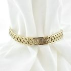 Image 6 of Gold link bracelet with pattern