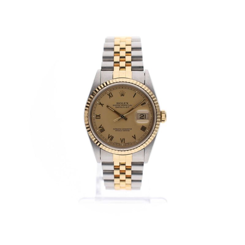 Image 1 of Rolex Datejust 36mm 16233; Automatic Bicolor Watch (Incl. Papers '95)