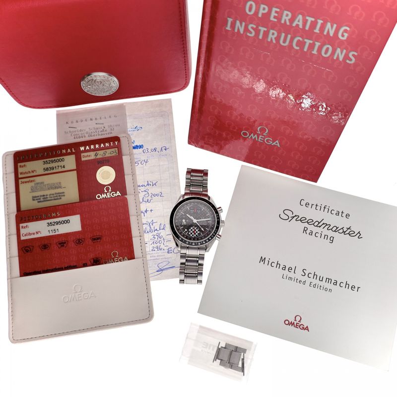 Image 2 of Omega Speedmaster Racing 'Michael Schumacher' 3529.50.00; Automatic Men's Watch