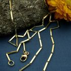 Image 2 of Gold chain with bars | 50.5 cm