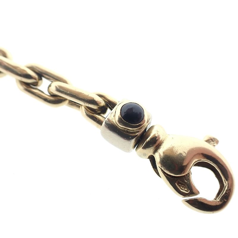 Image 4 of 18K solid gold link bracelet | 21 cm