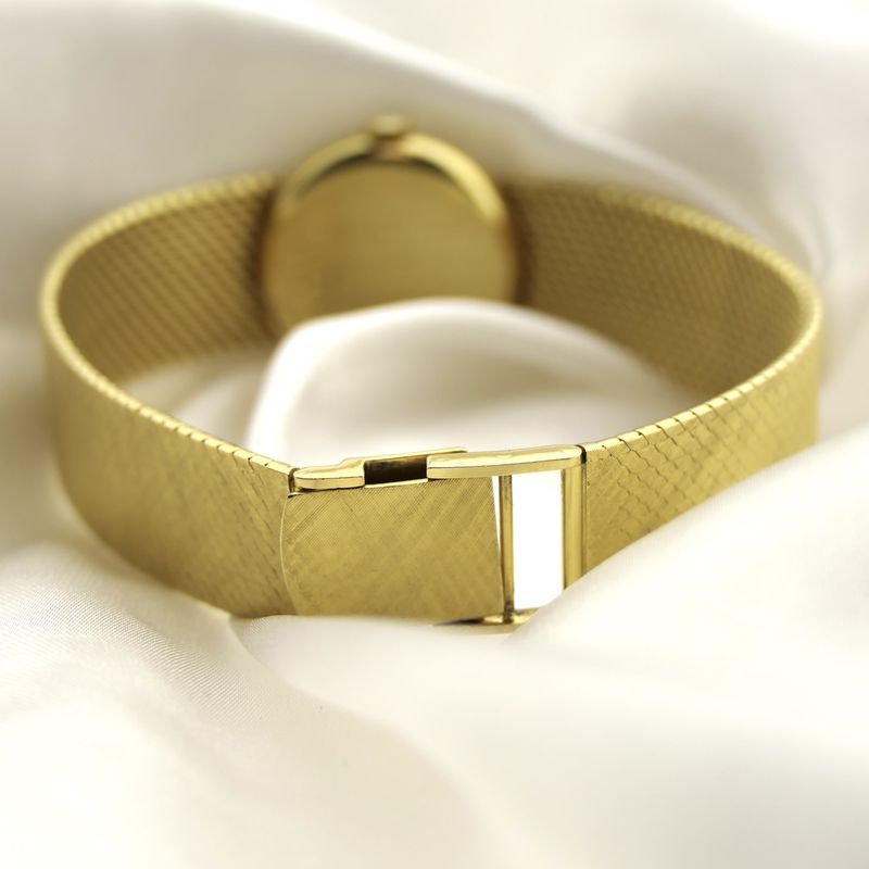 Image 18 of Chopard Genève Cocktail Watch 4010 1; Vintage 18k. gouden horloge met malachiet wijzerplaat