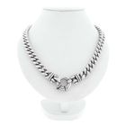 Image 1 of Silver robust gourmet link necklace