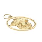 Image 4 of 18 carat gold pendant of the Roman goddess Fortuna