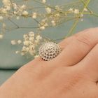 Image 4 of Gold cocktail ring with diamond | 0.335 ct.