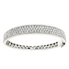 Image 9 of White gold bracelet with diamonds; Size S/M