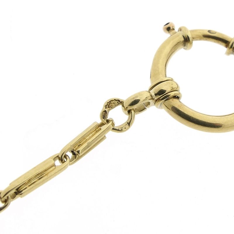 Image 4 of Vintage gold watch chain; Chatelaine (for a pocket watch) | 27.5 cm