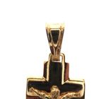 Image 4 of Vintage gold pendant of a cross with corpus