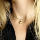 Image 2 of Gold yin yang pendant