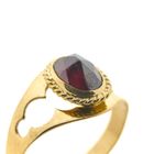 Image 3 of Gold ring with garnet stones | Vintage