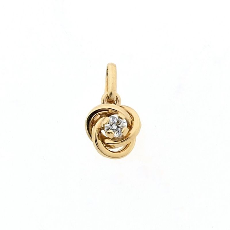 Image 1 of 9 carat pendant with zirconia