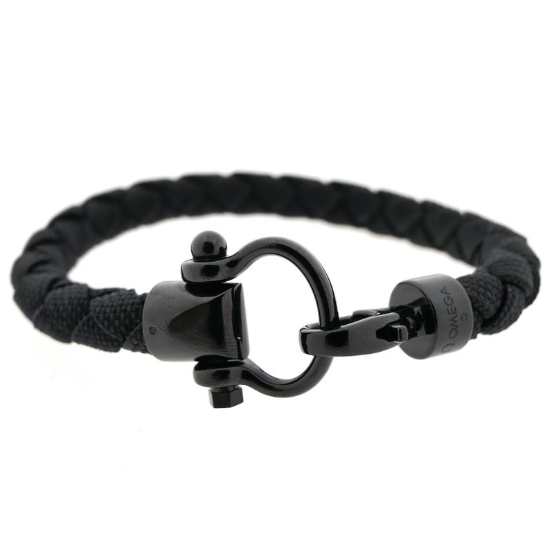 Image 1 of Omega Accessories; Sailing Bracelet; Black; Nylon; (L) 20cm