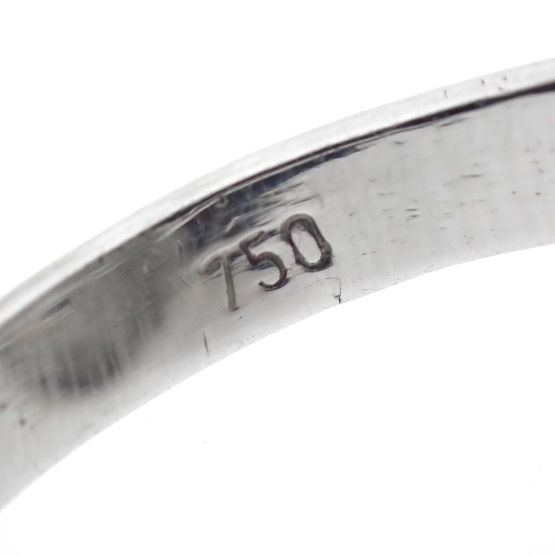 Image 9 of 18K white gold art deco engagement ring | 0.62 ct. diamonds