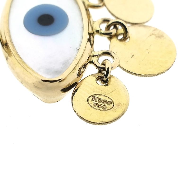 Image 6 of Gold pendant with Nazar (Lucky Eye)
