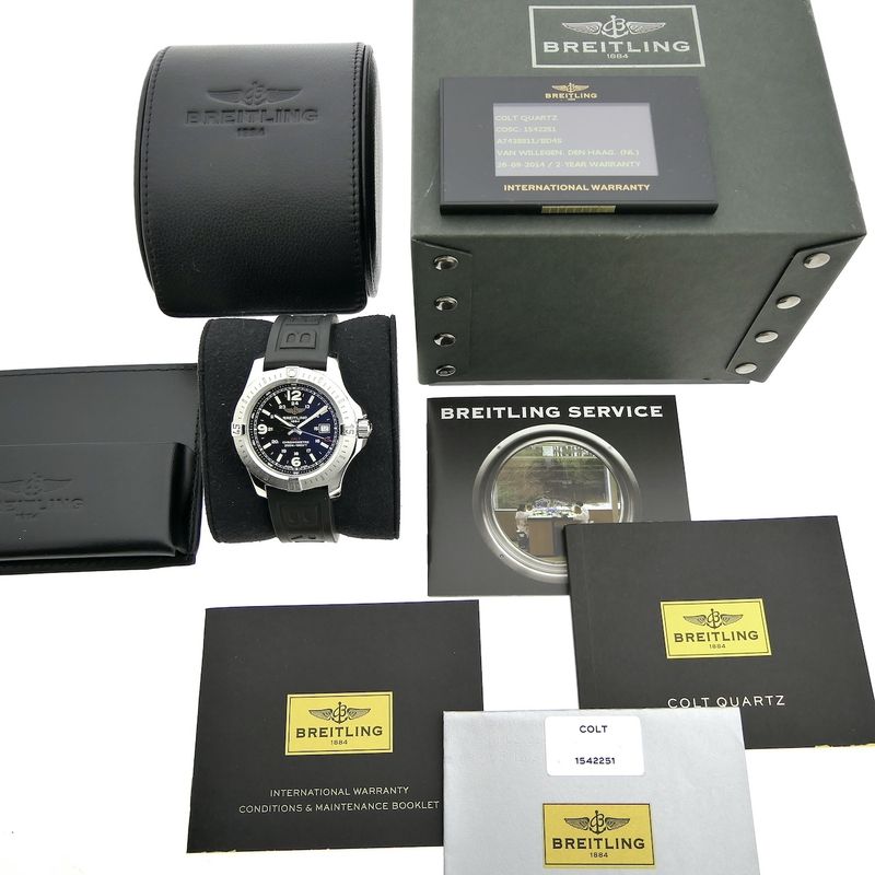 Image 20 of Breitling Colt 44mm A74388; SuperQuartz men's watch