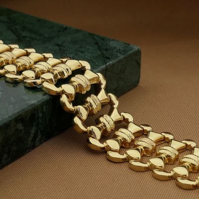 Image 2 of Gold fantasy link bracelet