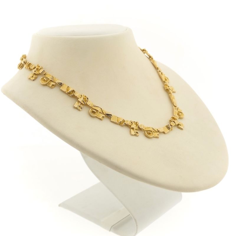 Image 3 of Gold Lapponia necklace; Tenochtitlan Kaulakoru | 39 cm