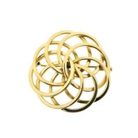 Vintage gold fantasy brooch