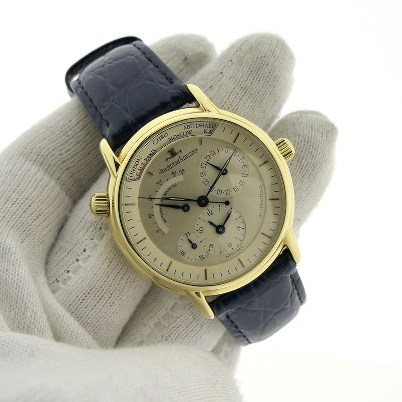 Image 9 of Jaeger-LeCoultre Master Control Geographic; Automatic 18k gold men's watch