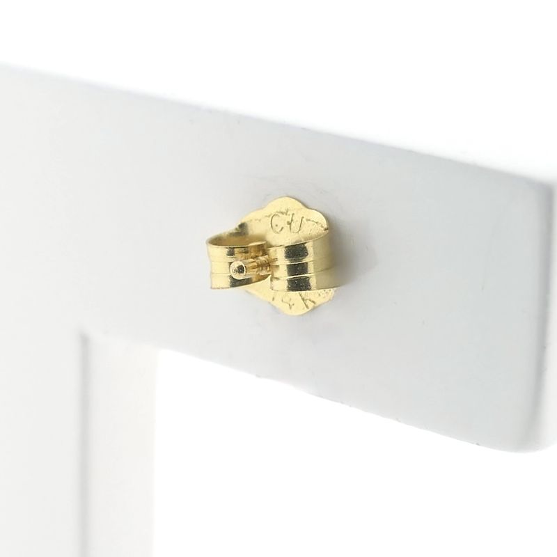 Image 5 of Gold subtle stud earrings | Sphere