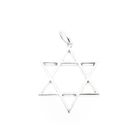 Image 1 of Silver pendant of a Star of David