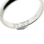 Image 2 of Cartier platinum sliding ring/wedding ring