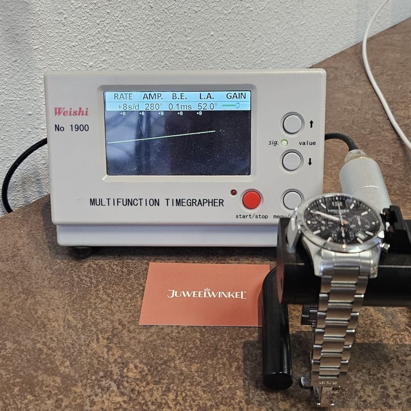 Image 20 of Longines Conquest Classic Chronograph L2.786.4; Automatic men's watch