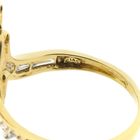 Image 9 of Gold ring with zirconia