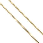 Image 3 of Gold flat gourmet link chain | 60 cm