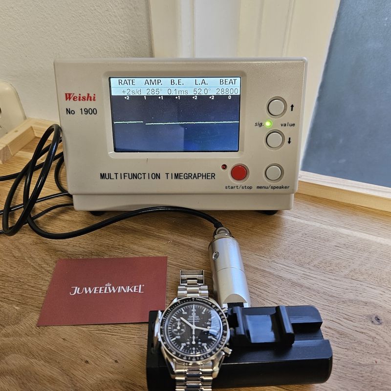 Image 14 of Omega Speedmaster Reduced 3510.50.00; Automatic Chronograph watch in full set