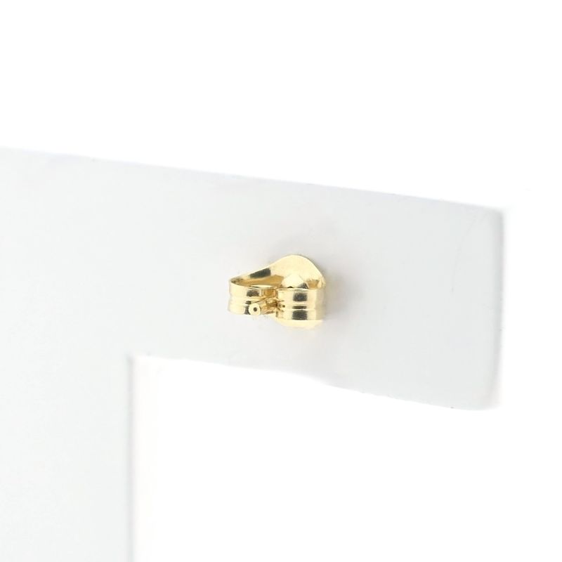 Image 5 of Gold stud earrings with peridot