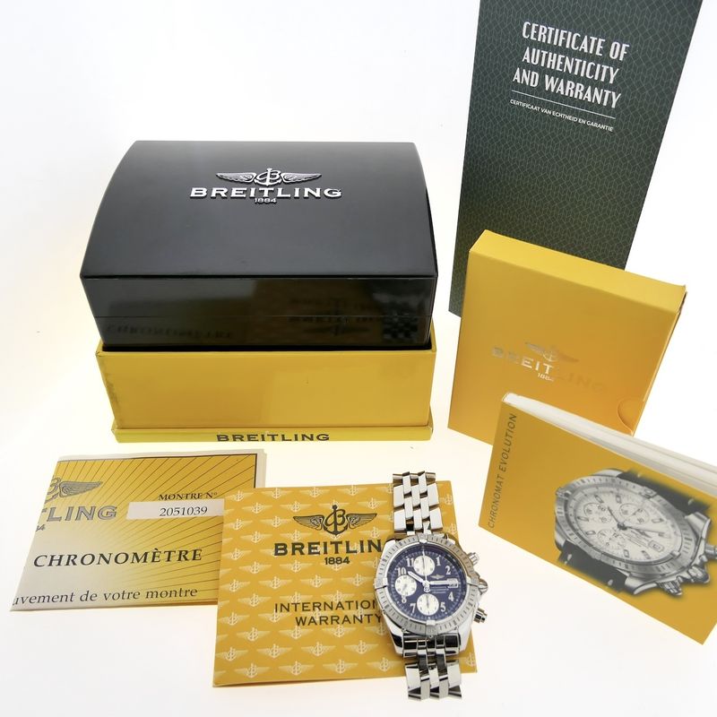 Image 25 of Breitling Chronomat Evolution A13356; Chronograph men's watch