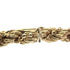 Image 7 of Gold twisted mesh link necklace