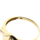 Image 8 of Golden fantasy ring with diamond | 0.01 ct.