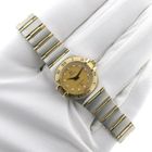 Image 8 of Omega Constellation 'Full Bar' 795.1203; Gold/steel women's watch with diamonds