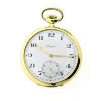 Longines '10 Grand Prix'; Antique 18k gold pocket watch