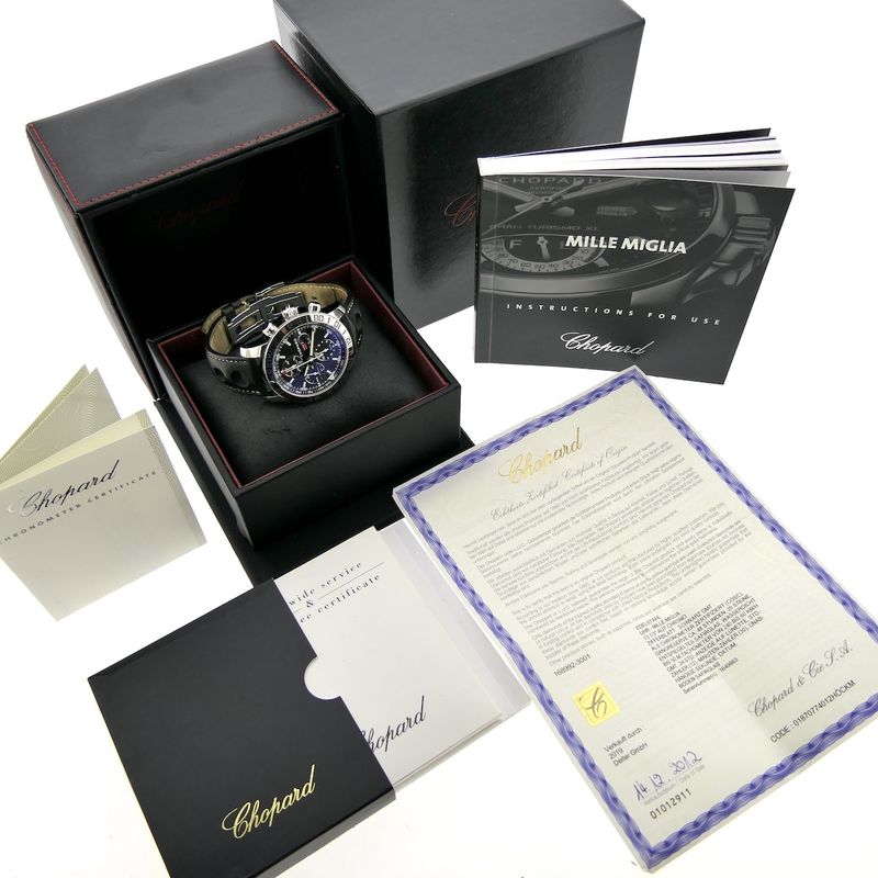 Image 4 of Chopard Mille Miglia GMT; Chronograph men's watch with second time zone