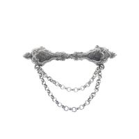 Silver old Dutch brooch