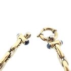 Image 3 of 18K bicolor gold solid link necklace | 46 cm