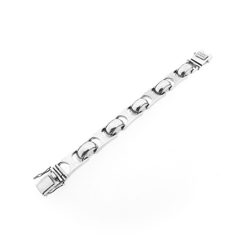 Image 8 of Silver robust Buddha to Buddha bracelet | 20 cm