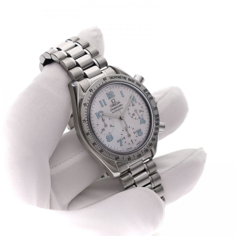 Image 11 of Omega Speedmaster Reduced 'Mother of Pearl' 3802.71.53; Automatic Chronograph