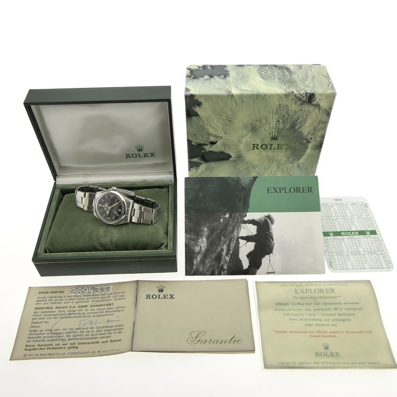 Image 32 of Rolex Airking/Explorer 5500; Automatic vintage watch from 1972 (with aftermarket modifications)