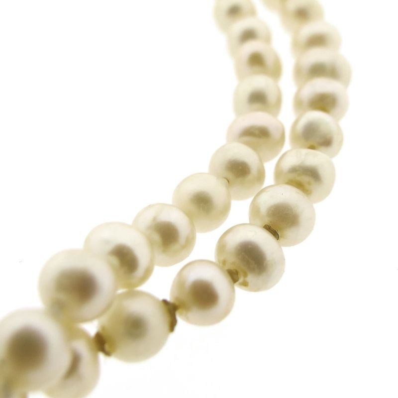 Image 5 of Pearl sautoir with gold clasp | 69 cm