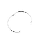 Image 6 of White gold twisted bangle | Ø 60 mm