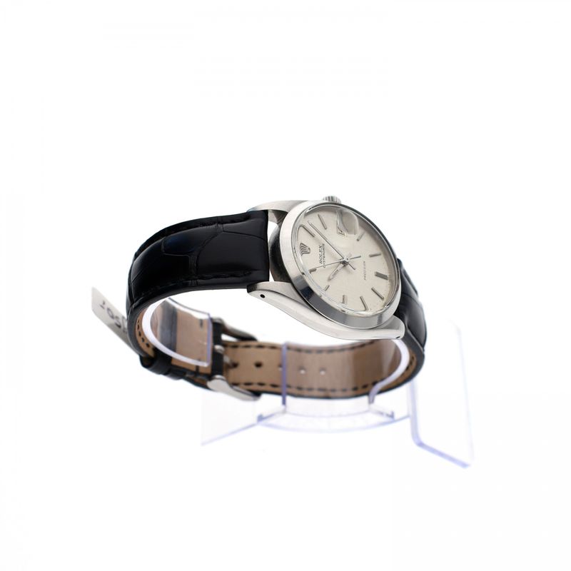 Image 5 of Rolex Oysterdate Precision 'Linen' 34mm 6694; Vintage Watch