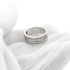 Image 7 of White gold Tirisi ring with diamonds; approx. 0.90 ct.